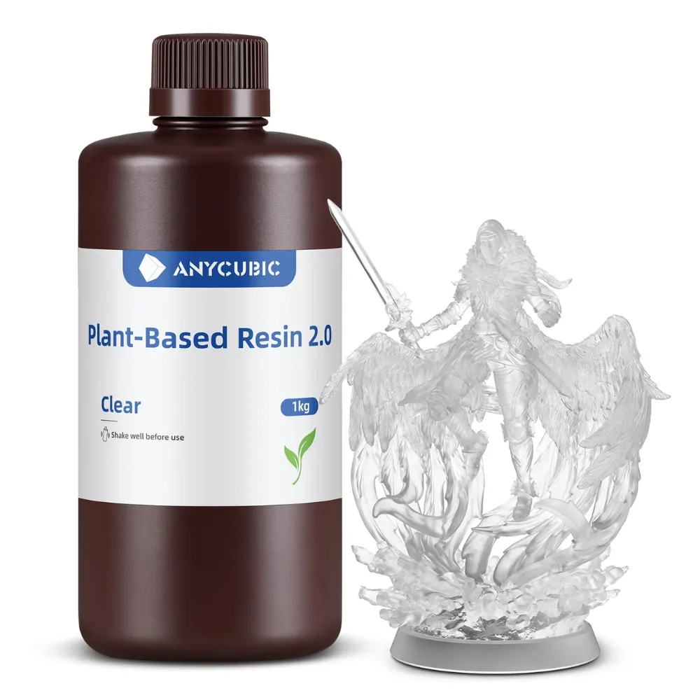 Anycubic Plant-Based Resin 2.0 (Clear) 1kg