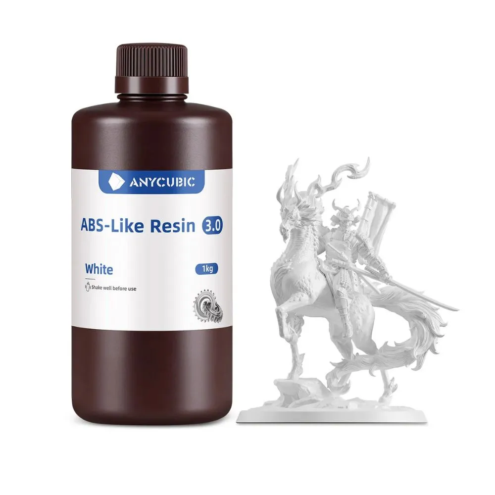 Anycubic Water-Wash ABS-Like Resin 3.0 (White) 1KG