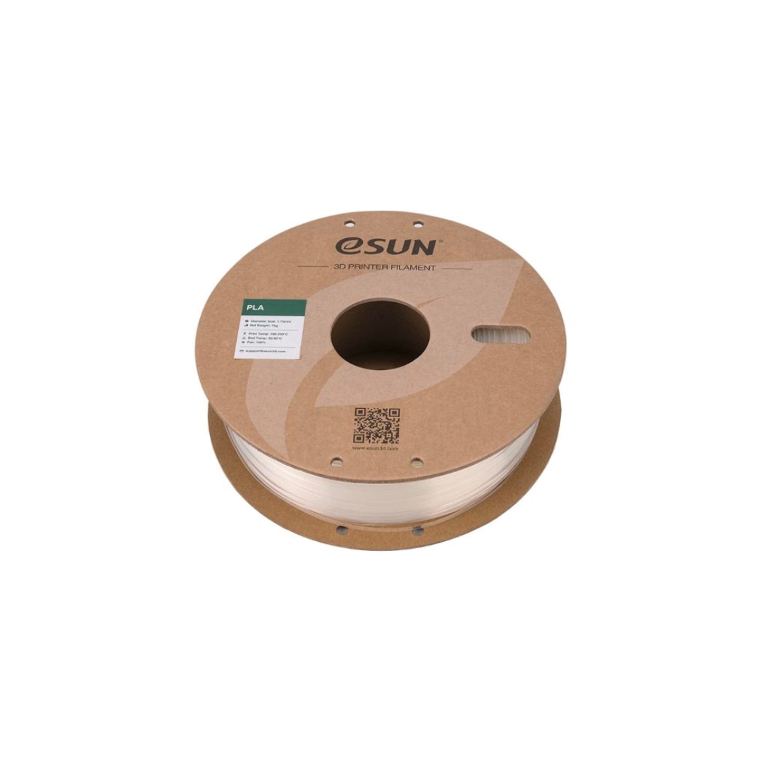eSUN PLA 3D Printing Filament Clear,1.75mm, Net Weight-1kg