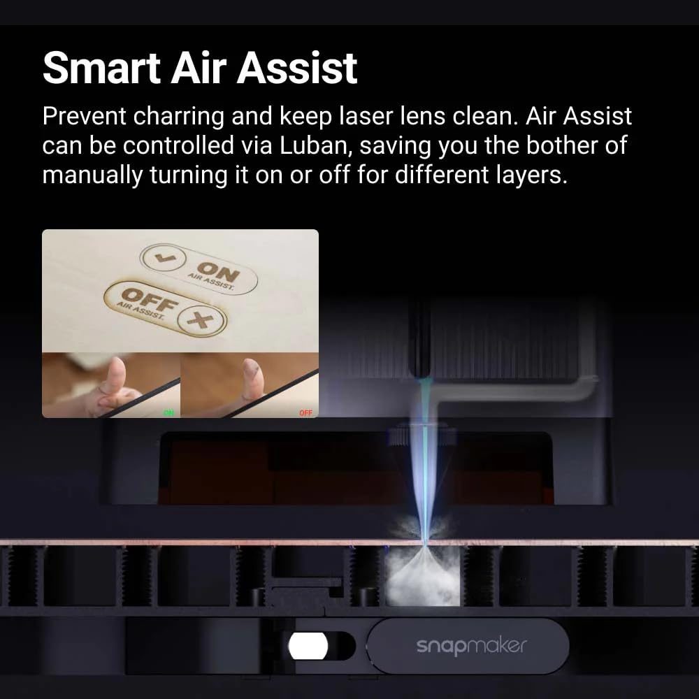 Snapmaker : Ray 20W Laser Engraver & Cutter + Creality Laser Material Package for Laser Engraver