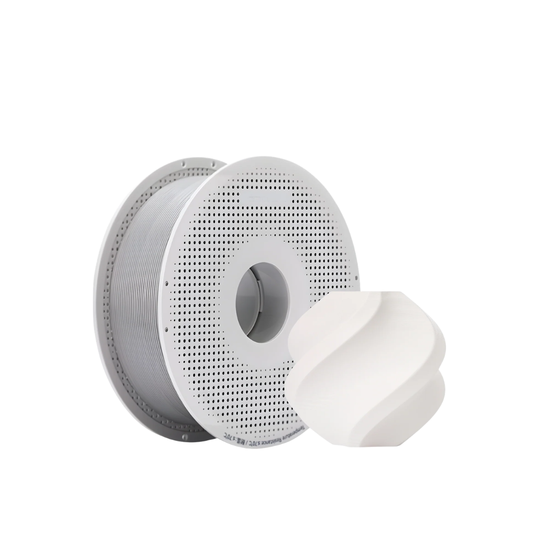 Bambu Lab PETG Basic 3D Printing Filament-White- with Bambu Reusable Spool, 1KG