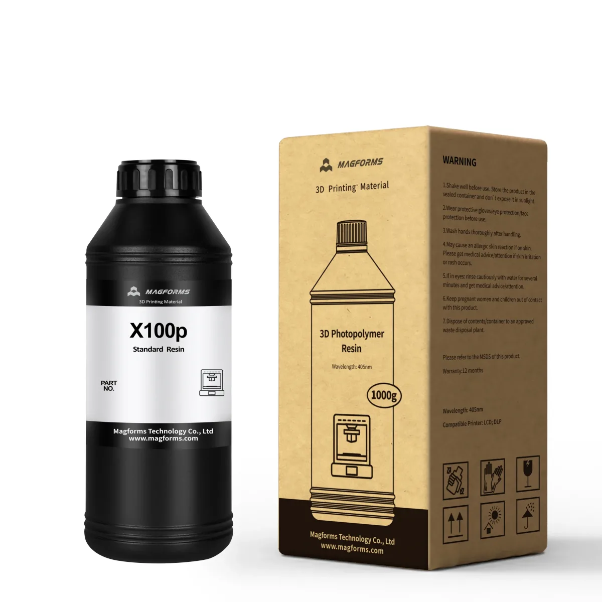 Magforms X110 Standard Resin Light Grey 1kg