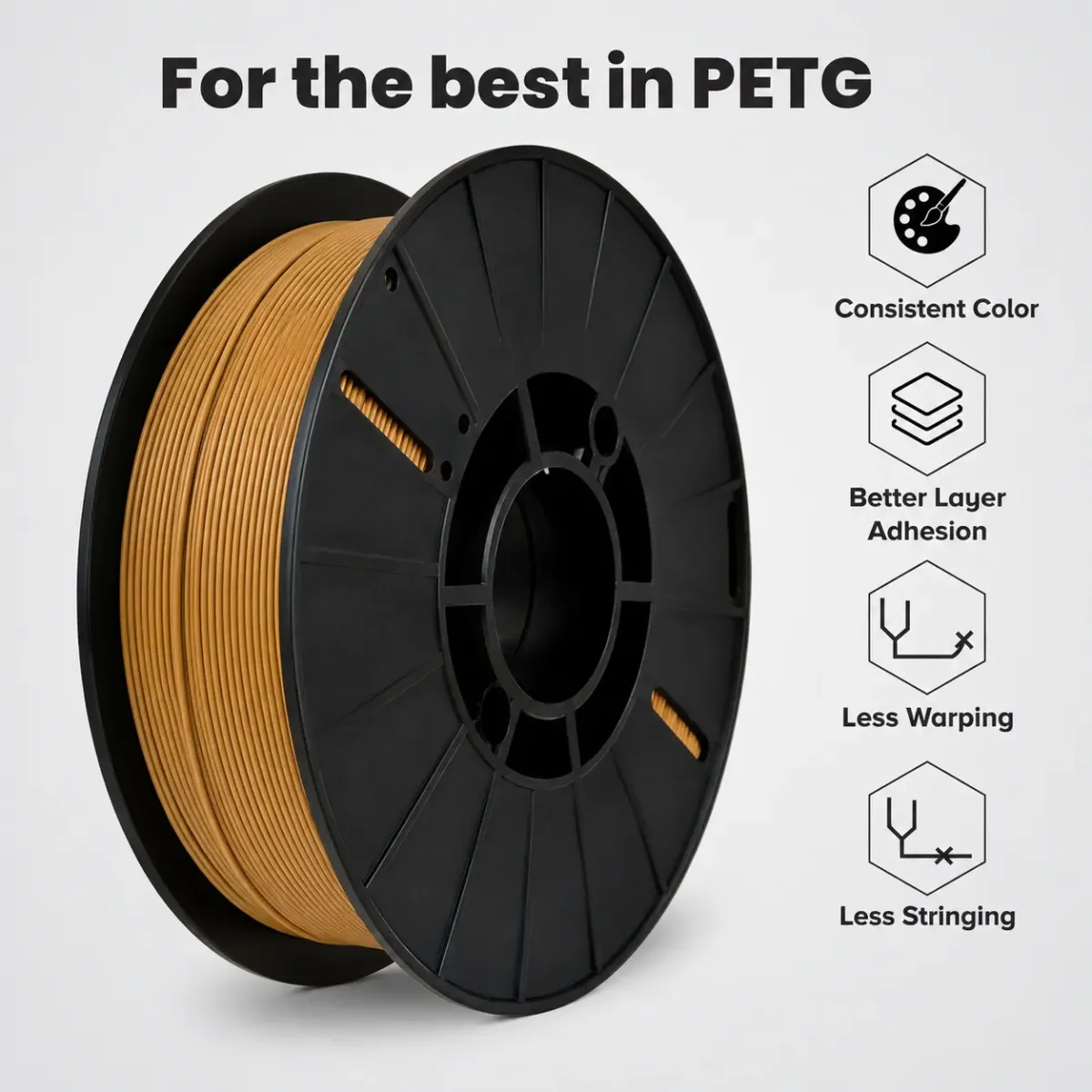 3idea PLA 3D Printing Filament Sand Skin 1.75 mm, Net Weight -1kg