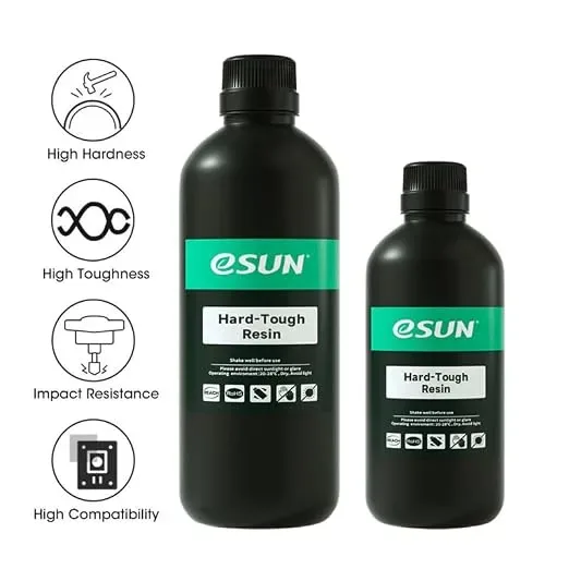 eSUN Hard-Tough Resin, Black, 0.5kg