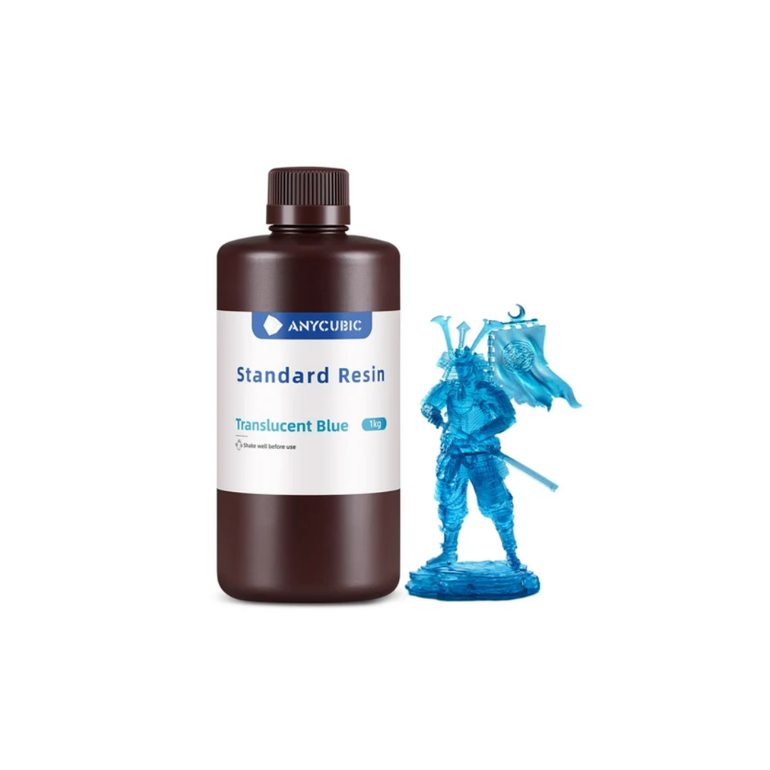 Anycubic Standard Resin Translucent Blue - 1Kg