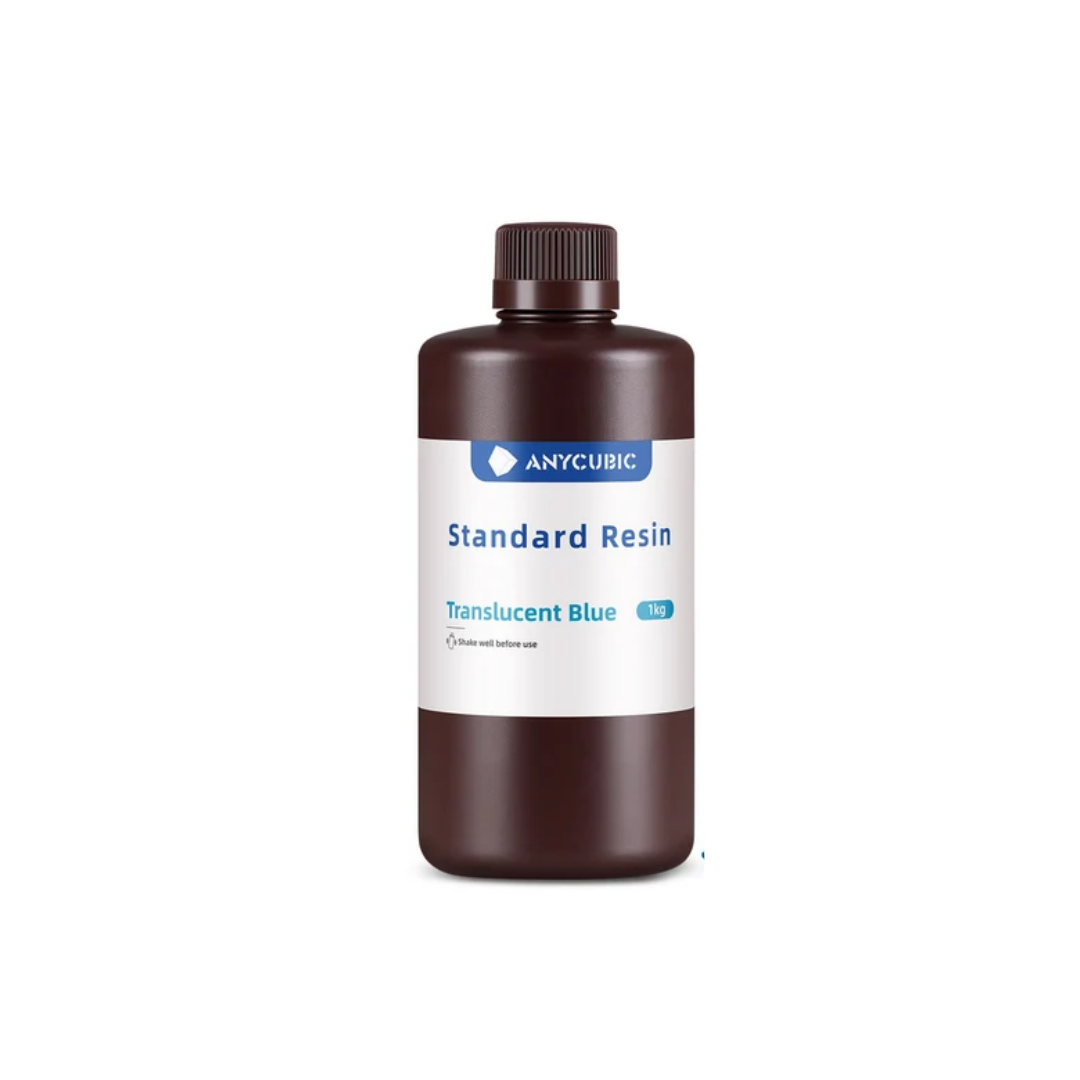 Anycubic Standard Resin Translucent Blue - 1Kg