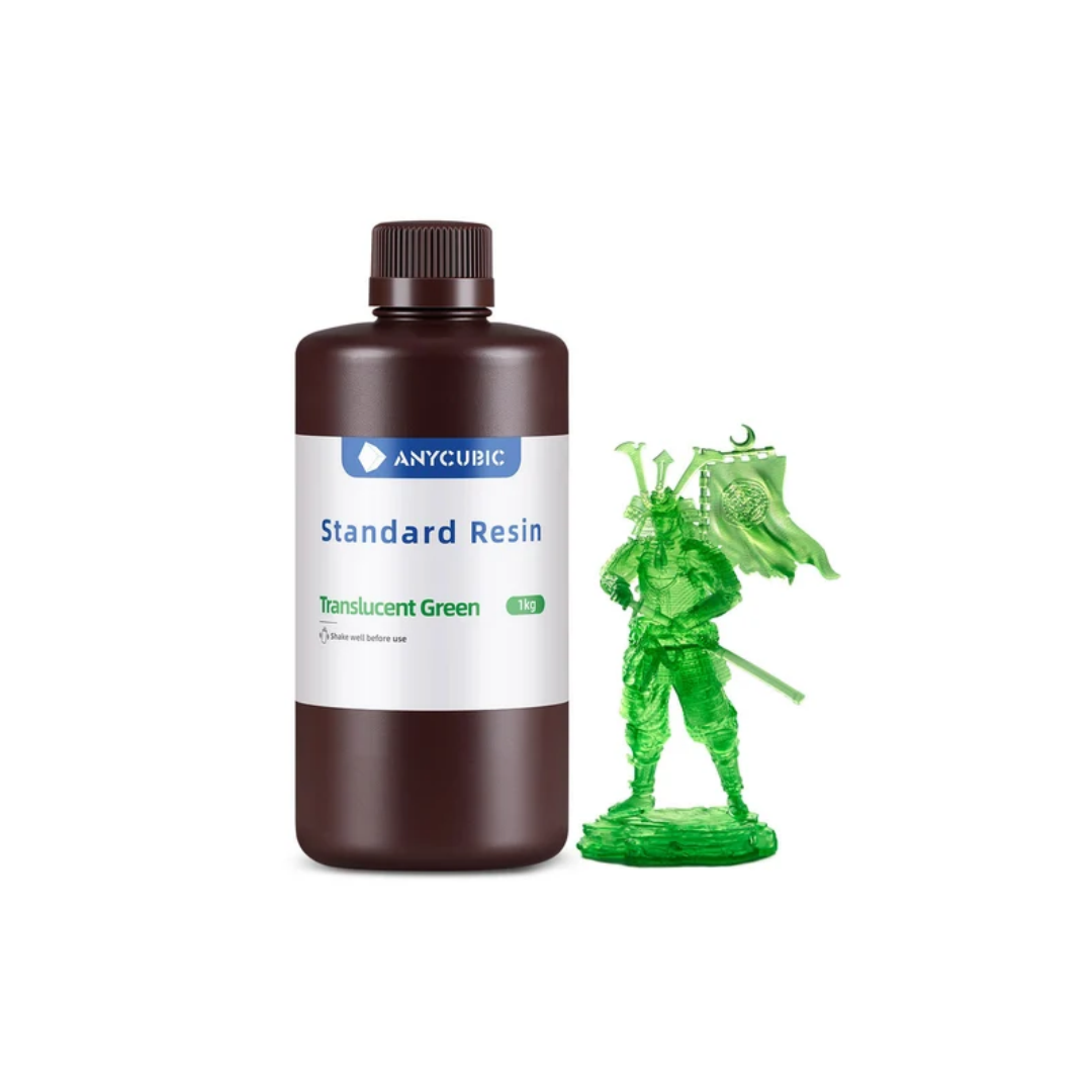 Anycubic Standard Resin Translucent Green- 1Kg